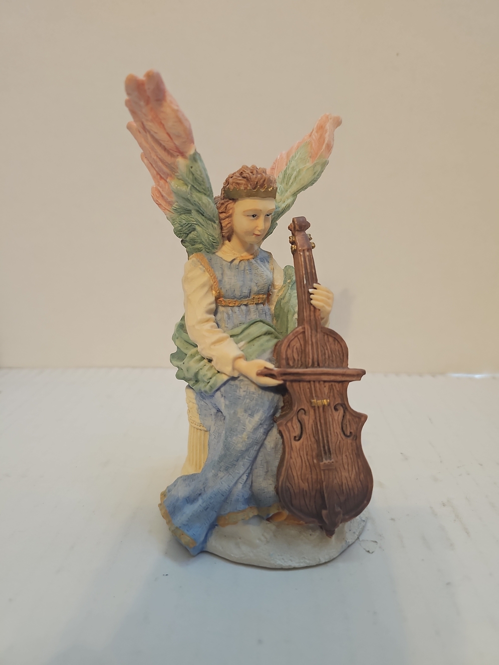 Vintage Angel Playing Cello Figurine A Band of Angels  International Resources 1